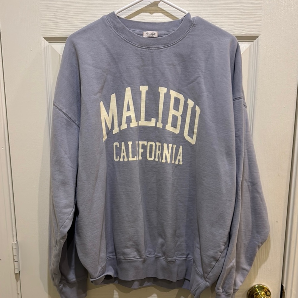 Pacsun Malibu California Blue Sweater